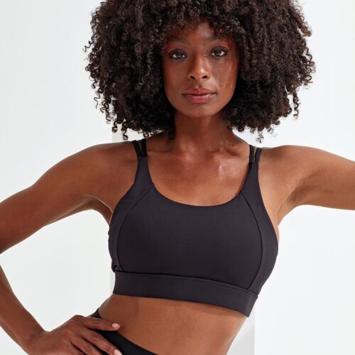 Women's TriDri® crossback sports bra (medium impact) Thumbnail