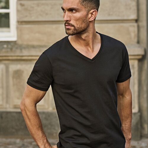 Fashion v-neck Sof tee (8006) Thumbnail