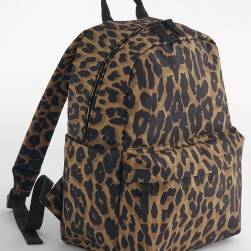 BagBase Leopard Print Mini Backpack Thumbnail