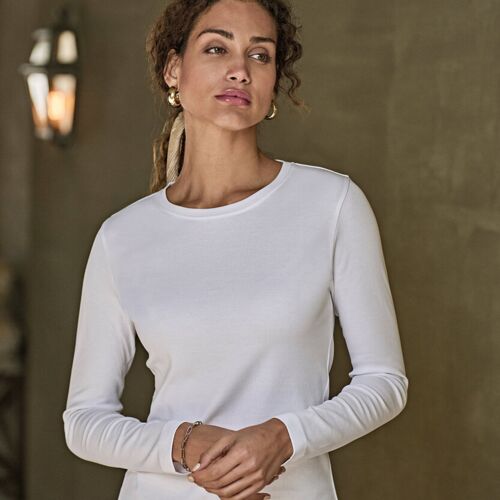 Women’s long sleeve interlock tee (590) Thumbnail