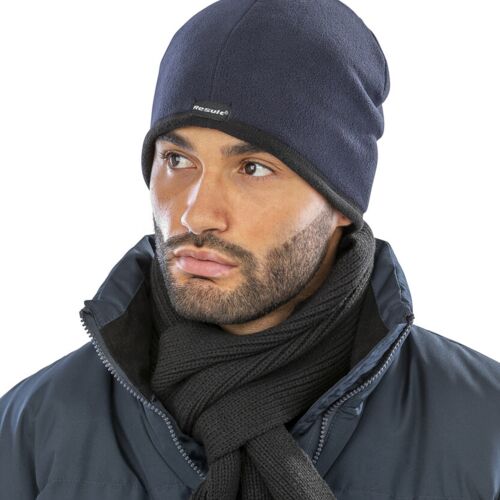 Reversible microfleece bob hat Thumbnail