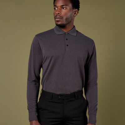 Kustom Kit Long Sleeve Poly/Cotton Piqué Polo Shirt Thumbnail