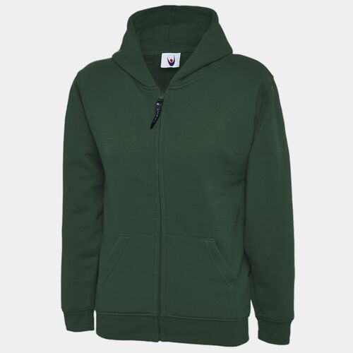 Childrens Classic Full Zip Hooded Sweatshirt Thumbnail