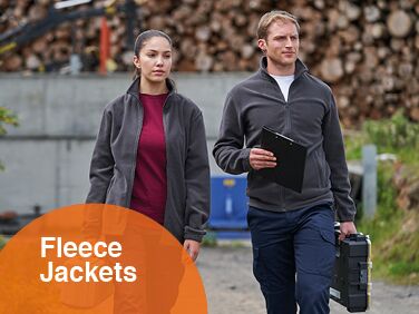 Workwear Fleece Jackets Embroidered with your Logo