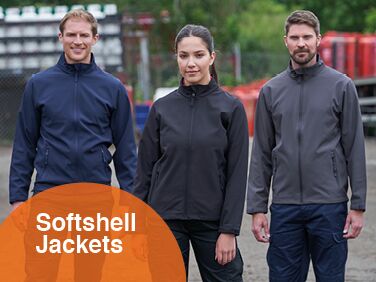Workwear Softshell Jackets Embroidered with your Logo