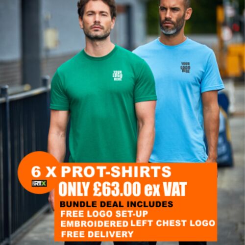 Pro T-Shirts X 6 Bundle Deal £63.00 Only £10.50 each Thumbnail